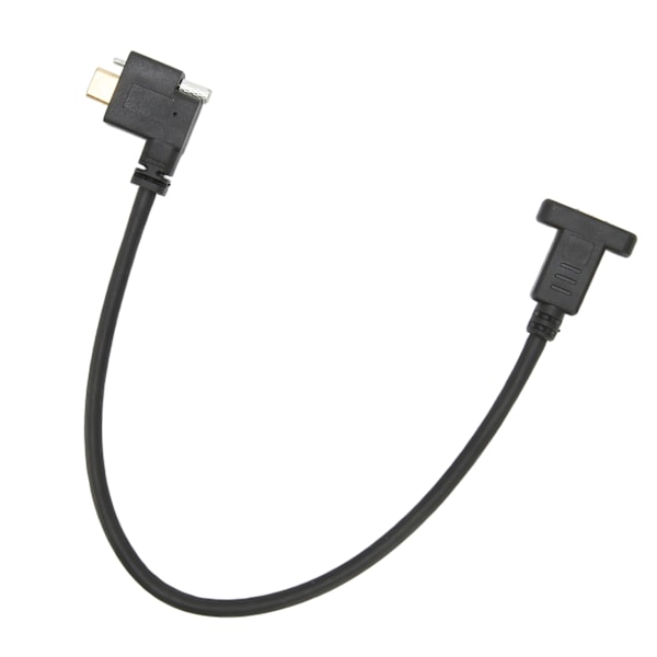 Typ C till Typ C Kabel 10Gbps 5A 4k Guldpläterad Standard 16+1 Kärnor 0.3 Meter Hane Till Hane USB3.1 Kabel