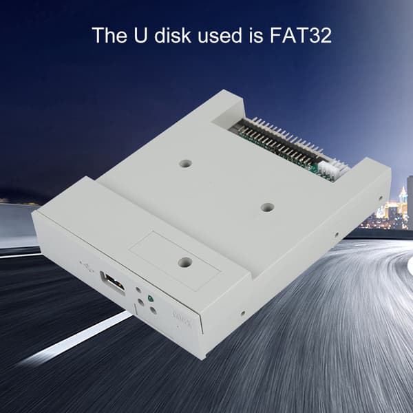 Floppy Disk Drev Emulator USB Floppy Disk Drev, 1.44MB USB Emulator Plug And Play Industriel Kontrol Udstyr Dataoverførsel Design Anti-Interferens