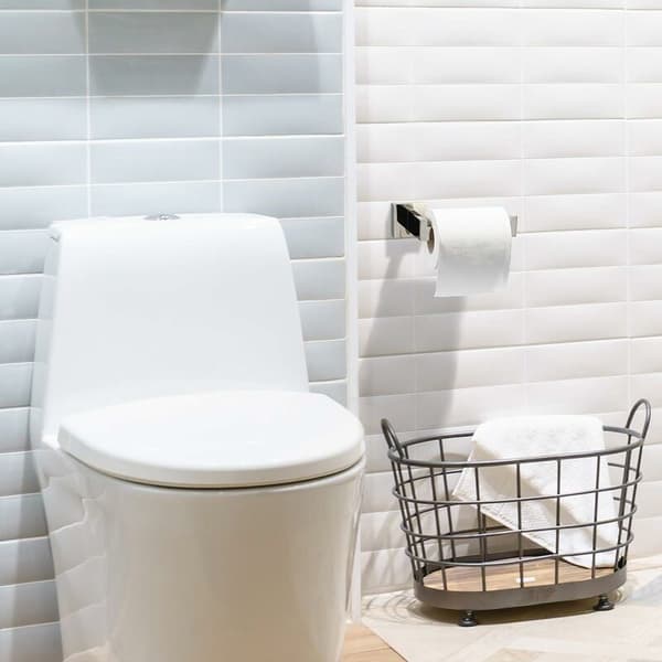 Poleret Toiletpapirholder, Rustfrit Stål Rulleholder Toilet