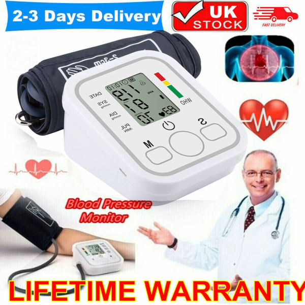 2023 Digital automatisk blodtrycksmätare överarms BP
