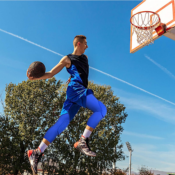 Knäskyddspar Knäskydd Crashproof Antislip Basketboll