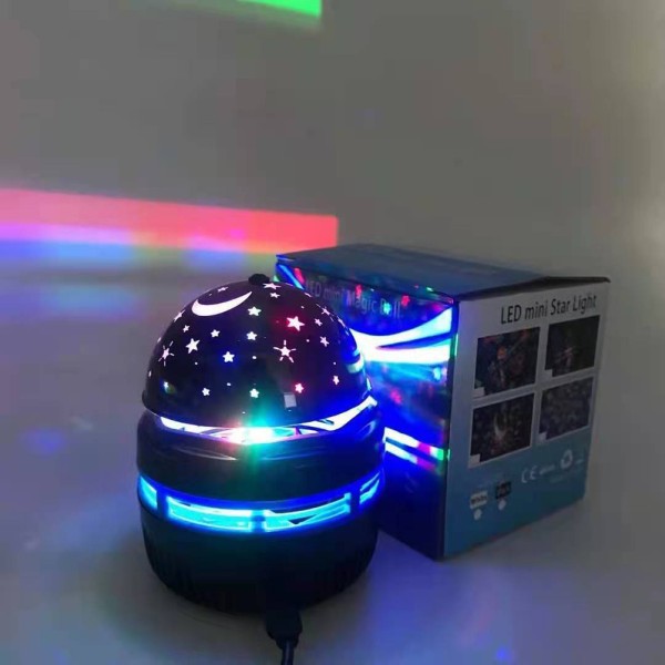 Stjärnhimmel nattlampa projektor för barn 360 graders rotation LED