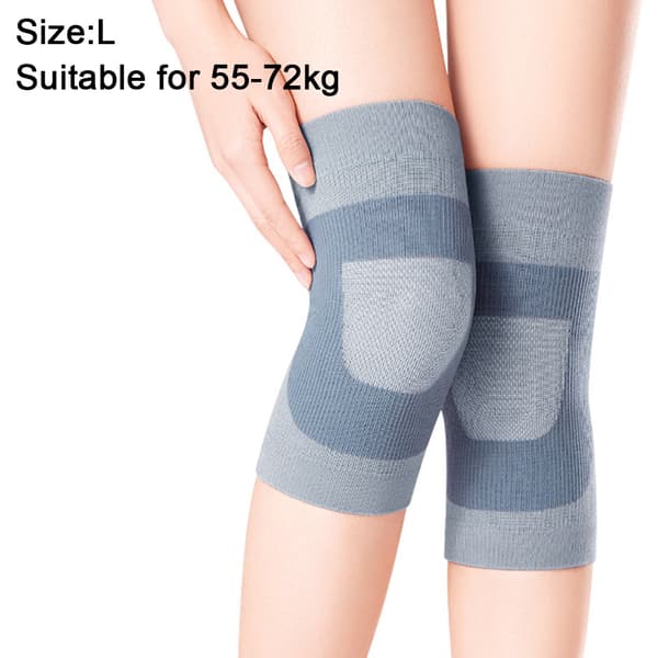 Vinter Termiske Knebeskyttere Elastiske Løpe Knekompresjonsermer Benstøtte Beskytter Blue L code