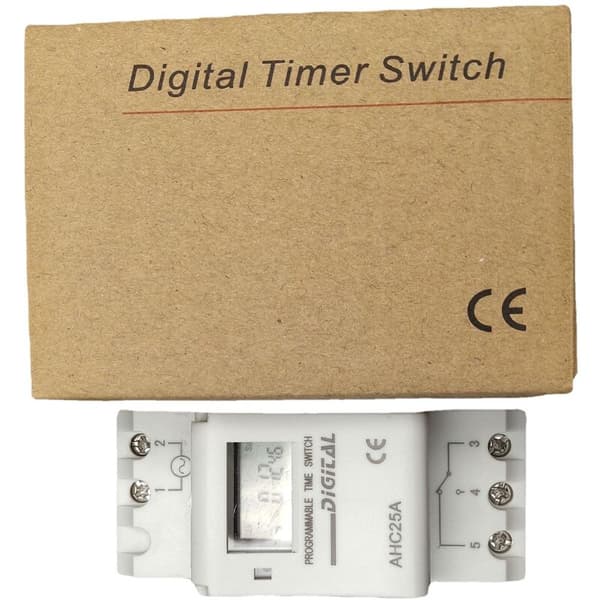LCD-timer Ukentlig Elektrisk Timer Digital Timerbryter 15A(220V)