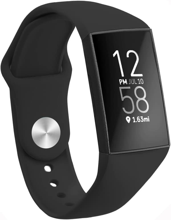 Fitbit Charge 3 Rem/Fitbit Charge 4 Rem, Klassisk Justerbar S