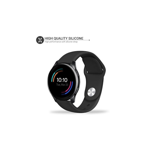 Oneplus Watch Slitstark Silikon Armband Walkr Svart