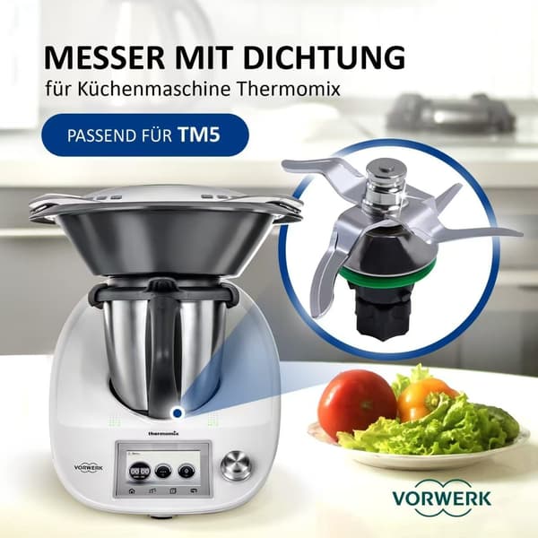 Foodprocessor-tilbehør: Blender- og kødhakker-erstatningsblade til Thermomix™ 5/TM6