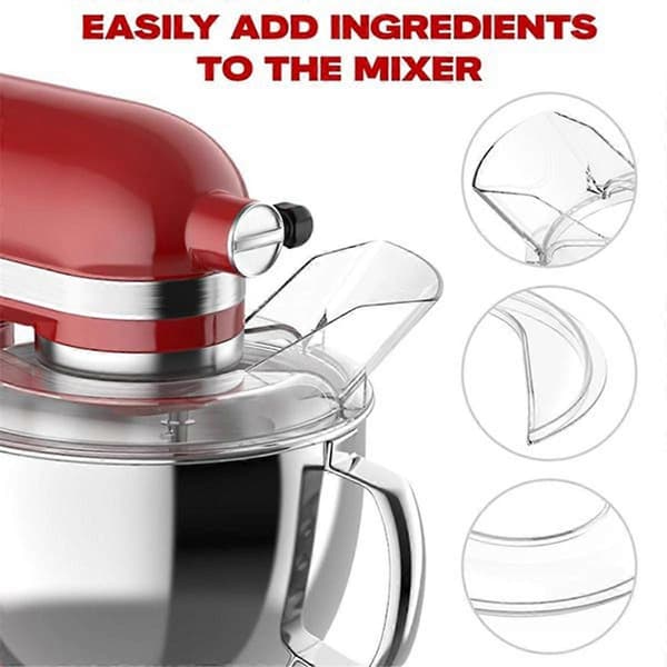 Hældeskjold Flex Edge Beater Paddle til 4,5-5QT Mixer Bowl til Stand Mixer Tilbehør
