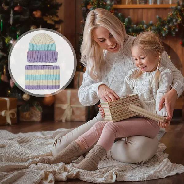 Barnmössa Pojkar varm vintermössa flickor ullfodrad