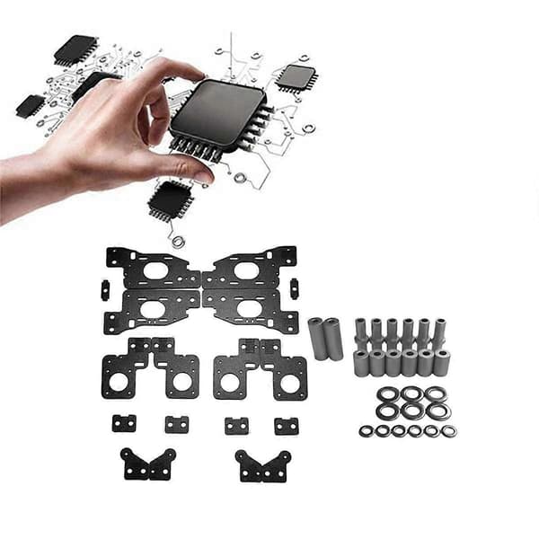 Til Voron2.4 R1/R2 aluminiumslegering Corexy strukturkit med isolationssøjle 3D-printertilbehør
