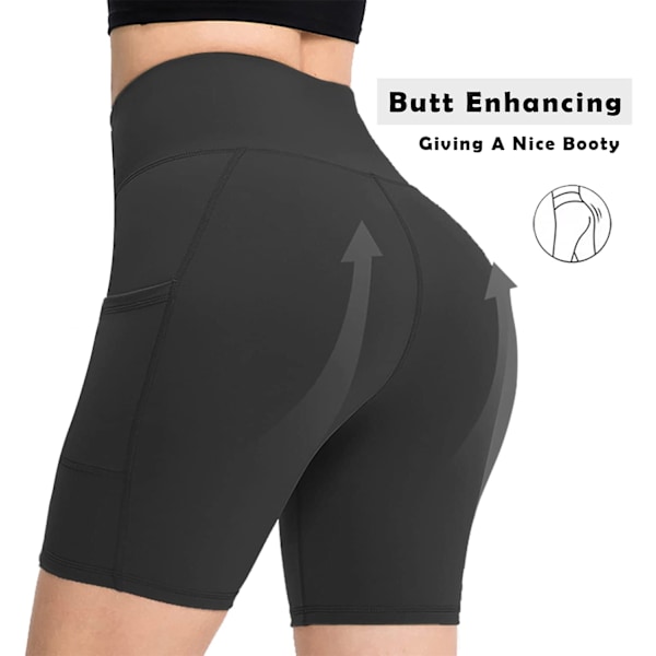 Msicyness Dam High Waist Yoga Shorts Buttery Soft Workout