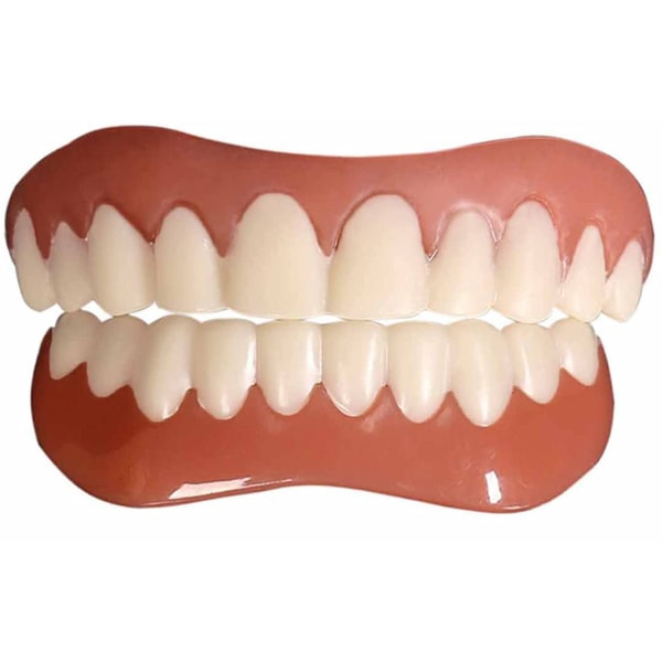 Tandproteser Tänder för kvinnor och män, tandfasader för tillfälliga