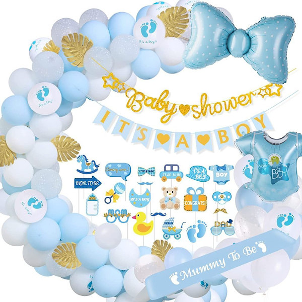 Baby Shower Dekoration Flicka Baby Shower Dekoration Flicka Rosa Dekoration Baby Shower Ballonger Skärp för Mamma Baby Banner Nyfödd Foto Rekvisita Masker