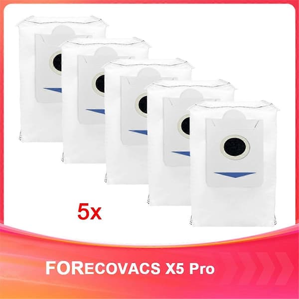 Til X5 Pro tilbehør Fejemaskine reservedele Aktiveret kulstøvpose udskiftning