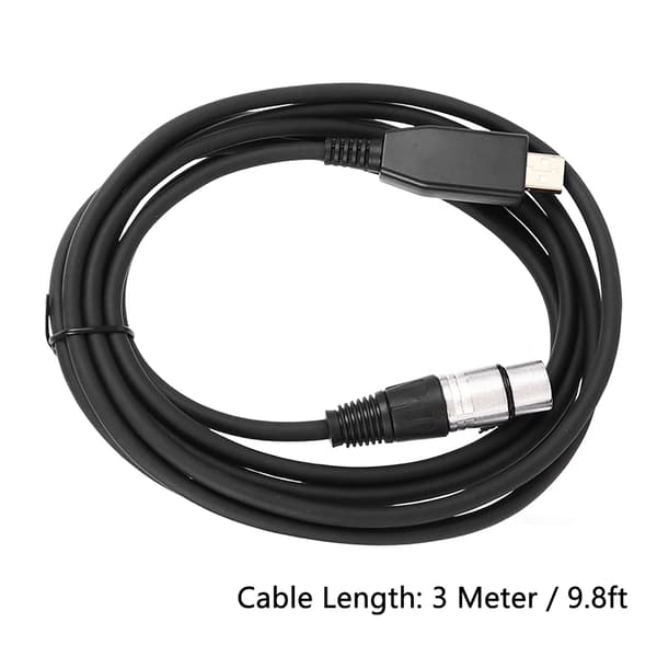 USB C til XLR hun interface kabel høj sampling rate høj fidelity musik plug and play lydkabel til live streaming og podcasting