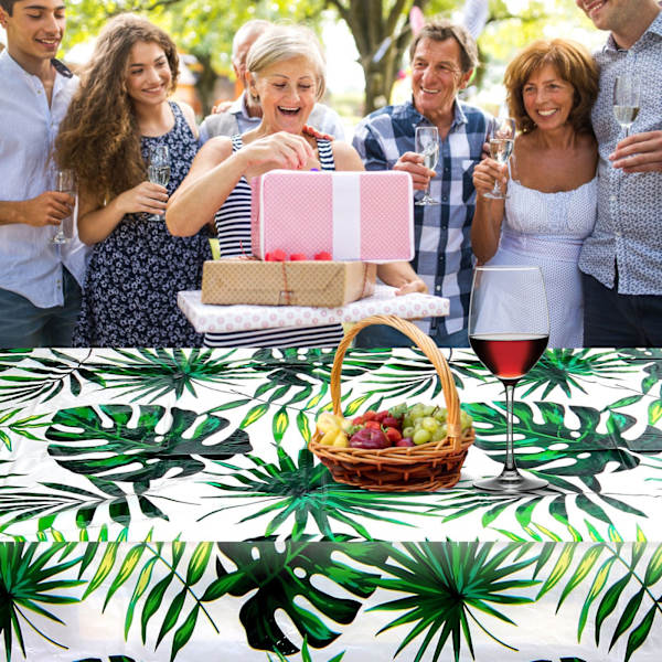 Tidløs Skjønnhet 137x274cm Rektangulær Duk Palm Leaf Innendørs
