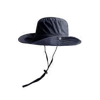 Solhat Spandhat Unisex Sommer Strandhat til Strand Marineblå (Marineblå)