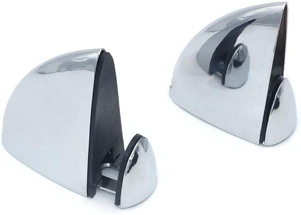 10-pack glasklämmor för trä-/glashylla, fiskmun träfäste