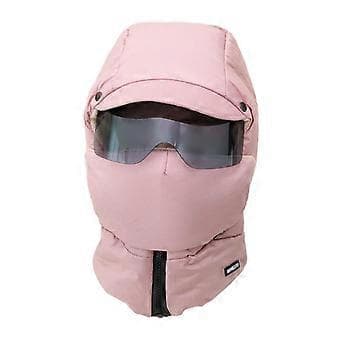 Vinterhat Vindtæt Maske Komfortabel Trapperhat til Udendørs Skiløb Cykling (Pink)