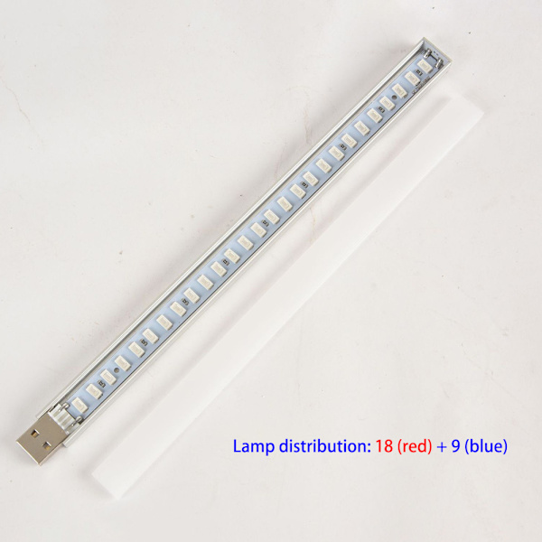 Bärbar 4,5W USB LED växtlampa inomhus kontor skrivbord växt