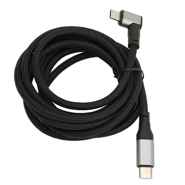 USB C Magnetisk Kabel Multifunktionell 480Mbps Dataöverföring PD 100W Laddning USB C till USB C Förlängningskabel med LED-Lampa