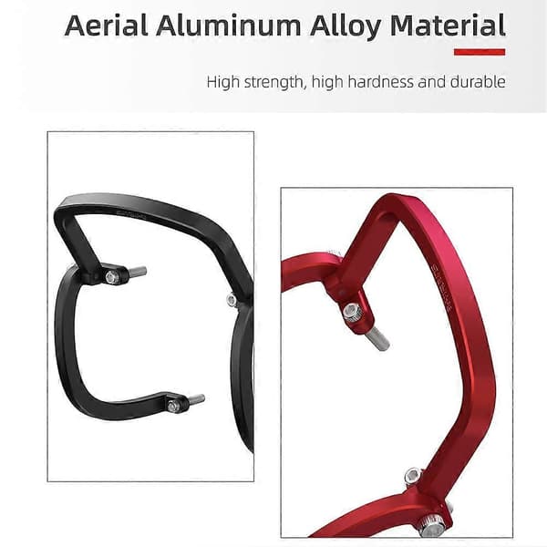 Aluminiumslegering Pan/Tilt Linse Beskytter Kofangeren Mod Kollision til FPV, til FPV Tilbehør, Sort