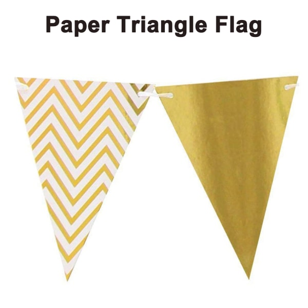 5-piece set Pennant Chain Pennant Banner 5 Meters 12Pcs Pennant