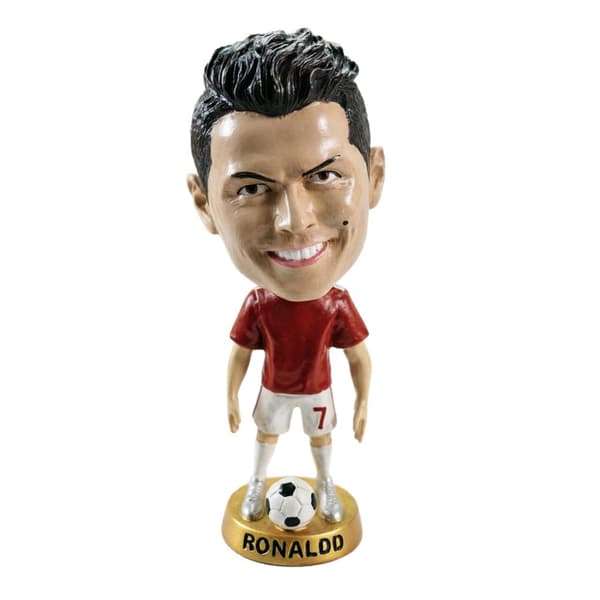 6,5 x 7 x 19,5 cm 2026 VM Fodboldstjerne Chibi Bobblehead