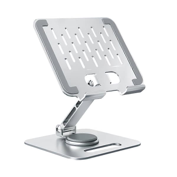 Bärbar datorställ Aluminiumlegering Ergonomisk Riser Surfplattahållare Kylfäste 360 för Notebook