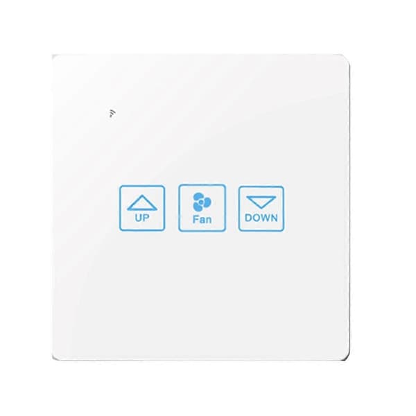Viftehastighetskontroll Berøringsbryter Wifi Smart Deluxe Krystallpanelbryter Tuay App Fjernkontroll 90V 250V EU UK Bryter(C)
