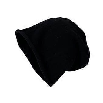 Säckig Mössa för Män Mode Bekväm Hip Hop Elastisk Stickad Mössa Skull Cap (Svart)