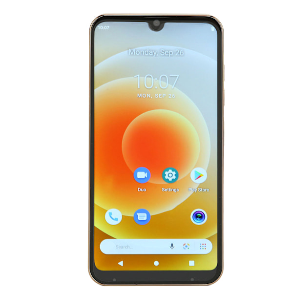 I13pro Max Mobiltelefon 6,1 Tum 4G-nätverk för Android 11 Mobiltelefon med 4G 128G Typ C-port Laddning AU 100‑240V Guld AU-kontakt