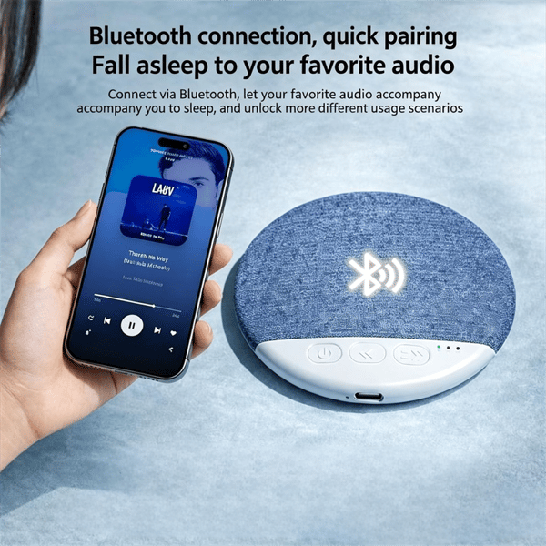Bluetooth-högtalare för bättre sömn: Bluetooth 5.4, timer, vitt brus, sänghögtalare