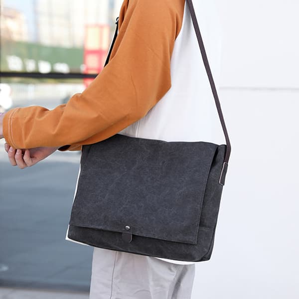 Canvas messenger taske Mode skuldertaske Fritid