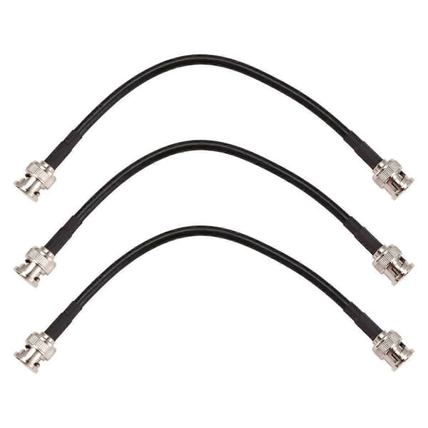 RG58 BNC Hanstik til BNC Hanstik Crimp Connector Coax Jumper Kabel Ledning Oscilloscope Signallinje 0.2M