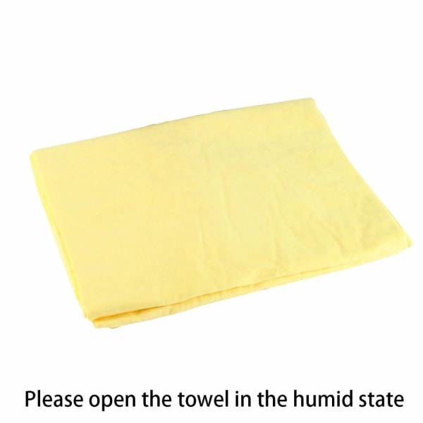 Syntetskinnsskinn torr handduk, naturligt tygtyg