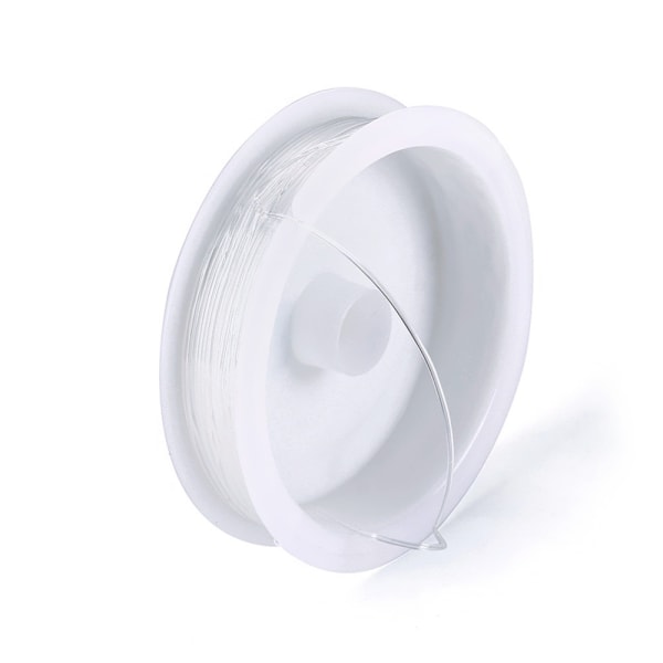 2-pack Transparent elastisk tråd för smyckestillverkning 1mm 1mm