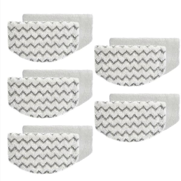 10-pak 1940 dampmoppuder til PowerFresh dampmoppe 1806 1544 1440 2075A 2685A-serien, mikrofiber vaskbar