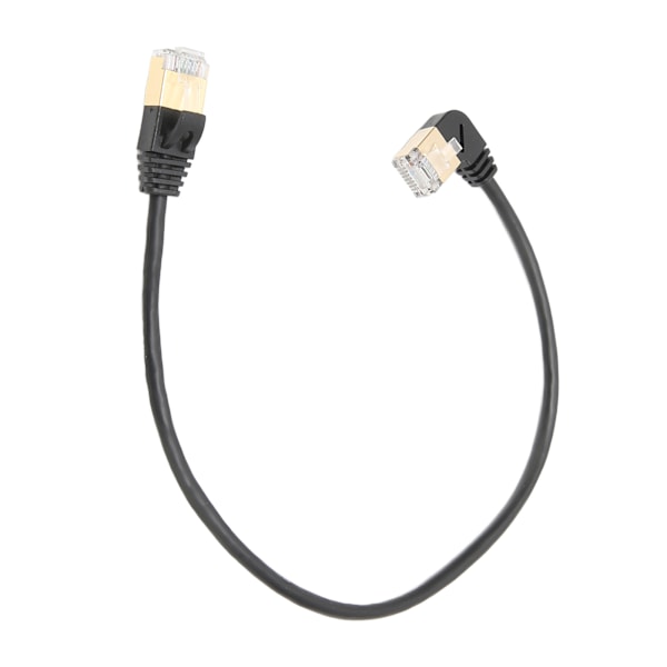 Cat8 Ethernetkabel CAT8 OD 3,8mm Guldpläterade Kontakter 30cm Hane till Hane Ethernetkabel för Switch Server