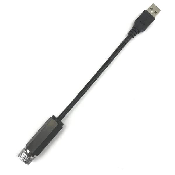 USB Bil Interiør Tak LED Stjernelys Atmosfære Stjernehimmel Natt
