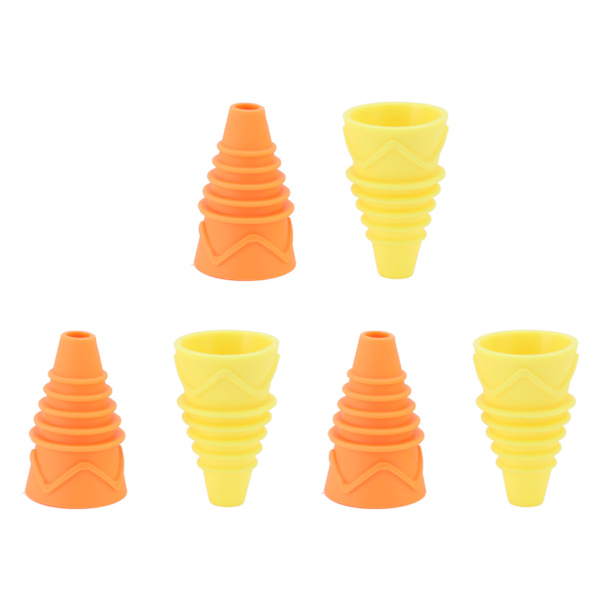 6PCS Fly Trap Funnel Återanvändbar Flexibel Silikon Flytrap Funnel