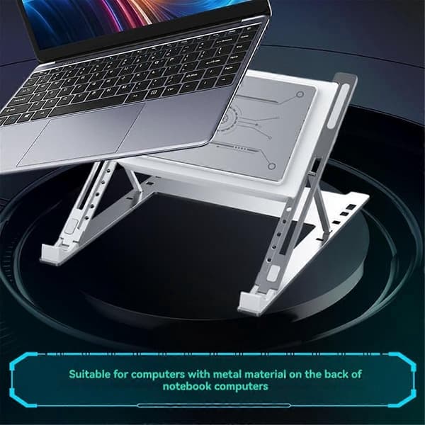 Halvleder køling Laptop Radiator Gaming Laptop Base Beslag 5-trins justering til 12-18 tommer bærbar computer
