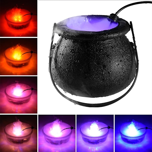 Halloween Led Atomizerlampa Häxkittel Färgväxlande Lampa