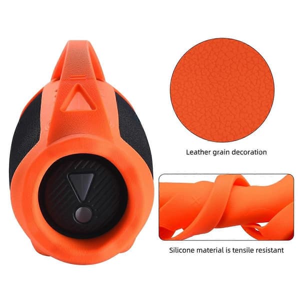 Beskyttelsesdeksel i silikon for Xtreme 4 bærbar Bluetooth-høyttaler, oransje