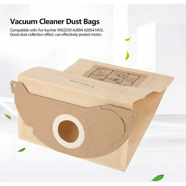 5-pack dammsugar för Karcher MV2 WD2.000-WD2.399 A2000-A2099 WD2.