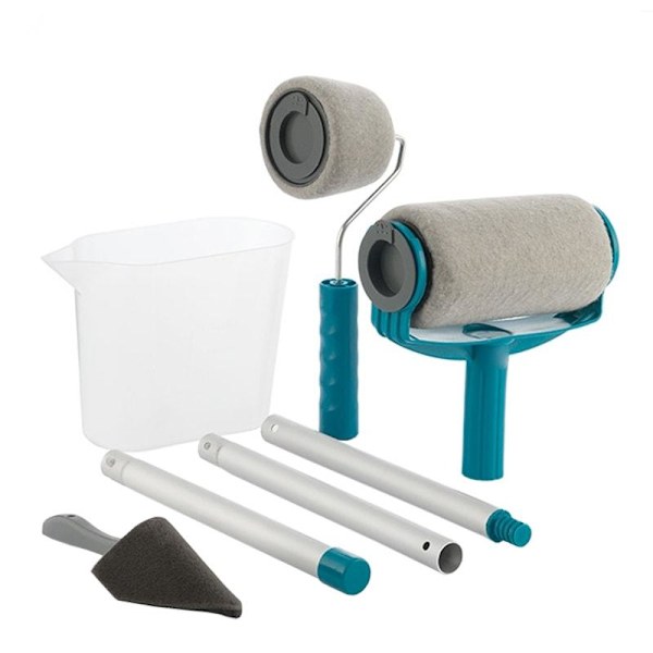 Set med Rollers - Påfyllningsbara och Droppfria multifärg