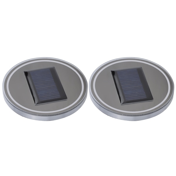 2 st solcells LED-list, akrylkoppdyna, flaskbottenmatta för
