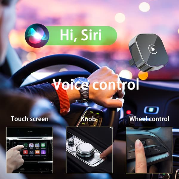 CarPlay/Android Auto trådløs adapter: Kablet-til-trådløs bilforbindelsesboks