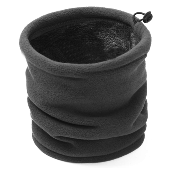 Fleece Halsvarmer Nakke Gaiter, Vinter Myk Tykk Fleece Fôr E
