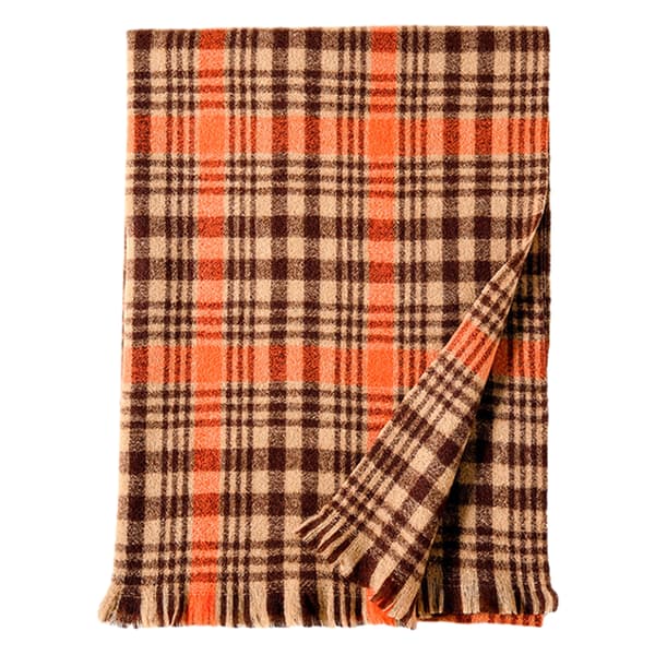 Vintertørklæde til kvinder, efterårstørklæde med tern, cashmere-lignende vintertørklæde, strikket oversized stort tørklæde til kvinder, varmt sjal